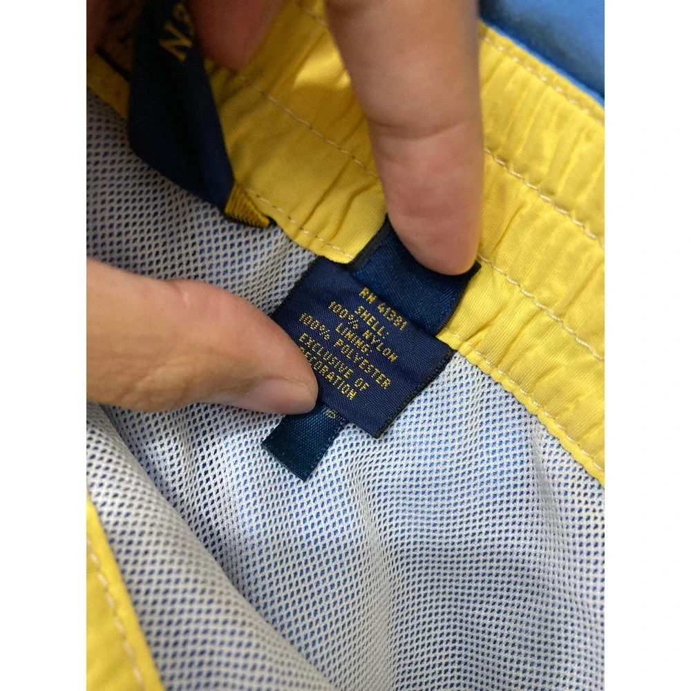 Polo Ralph Lauren Swim Trunks Shorts Mens XL Blue Cargo Pocket Mesh Lined Beach